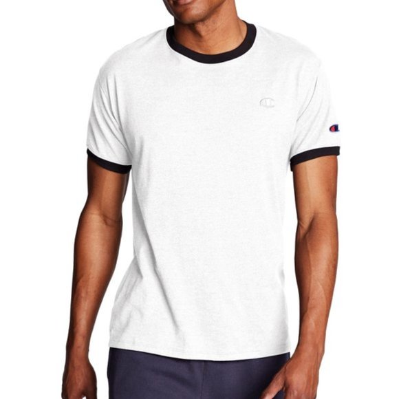Champion Men's Jersey Ringer Mens T-Shirt - Picture 1 of 4